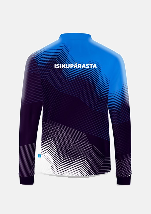 Dressipluus 1/4 lukuga Tiim Sinimustvalge, tagantvaade