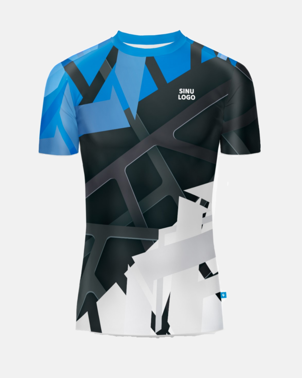 Lühikeste käistega Rash Guard Eesti Eest, eestvaade