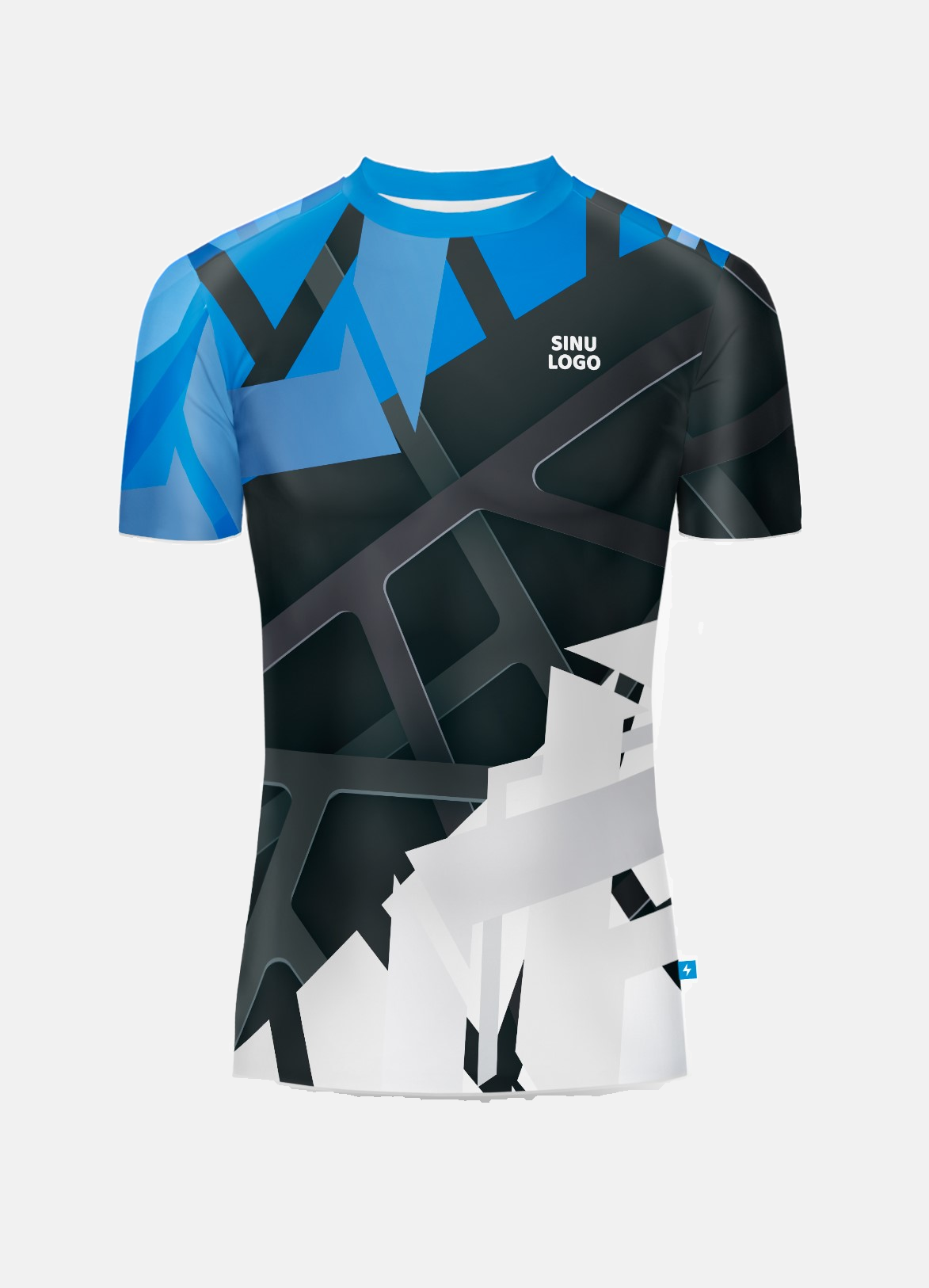 Lühikeste käistega Rash Guard Eesti Eest, eestvaade