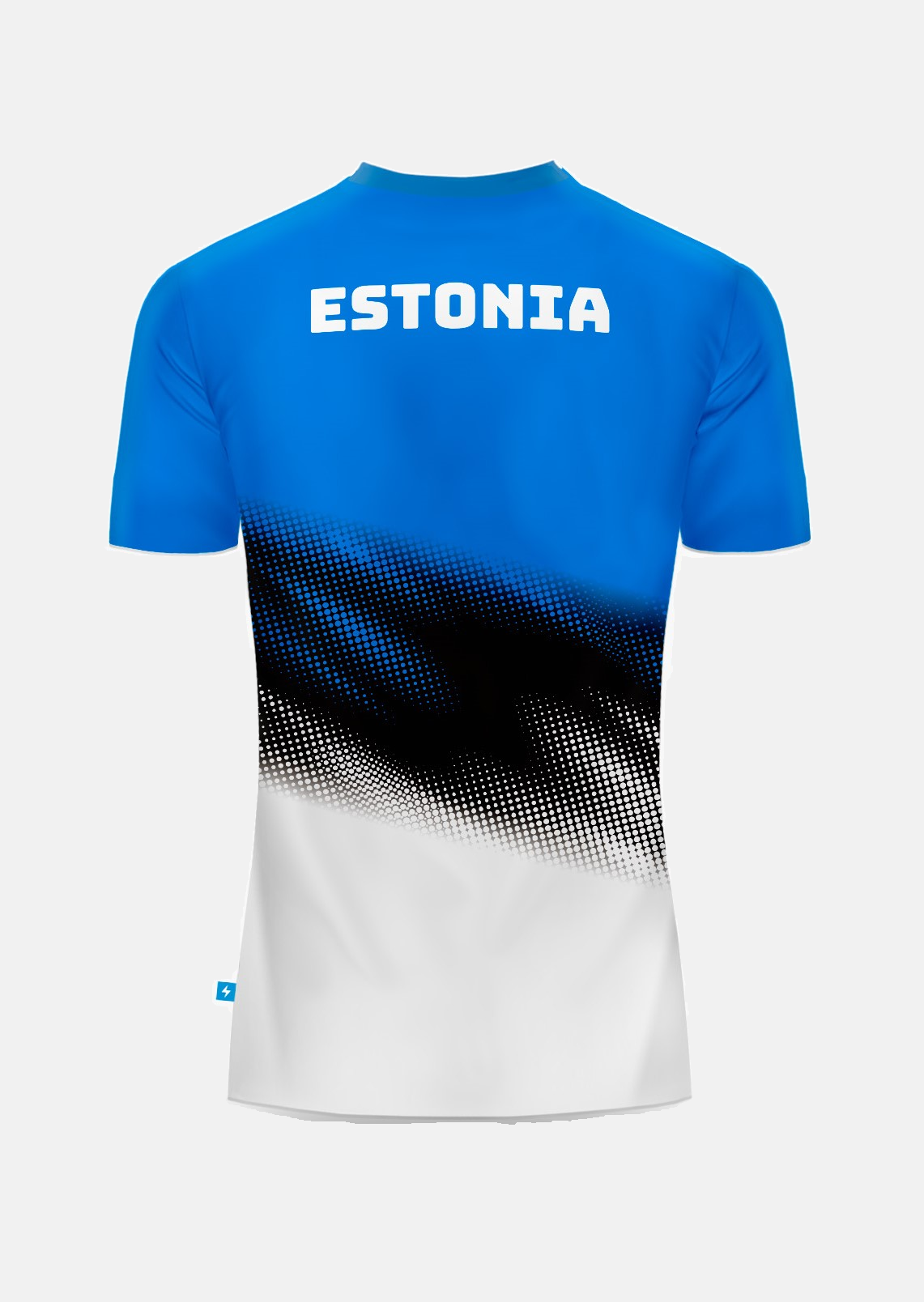 Lühikeste käistega Rash Guard Klassika, tagantvaade