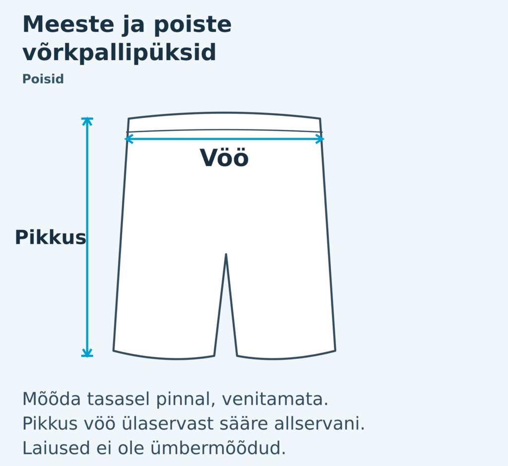 Poisid mõõdutabel