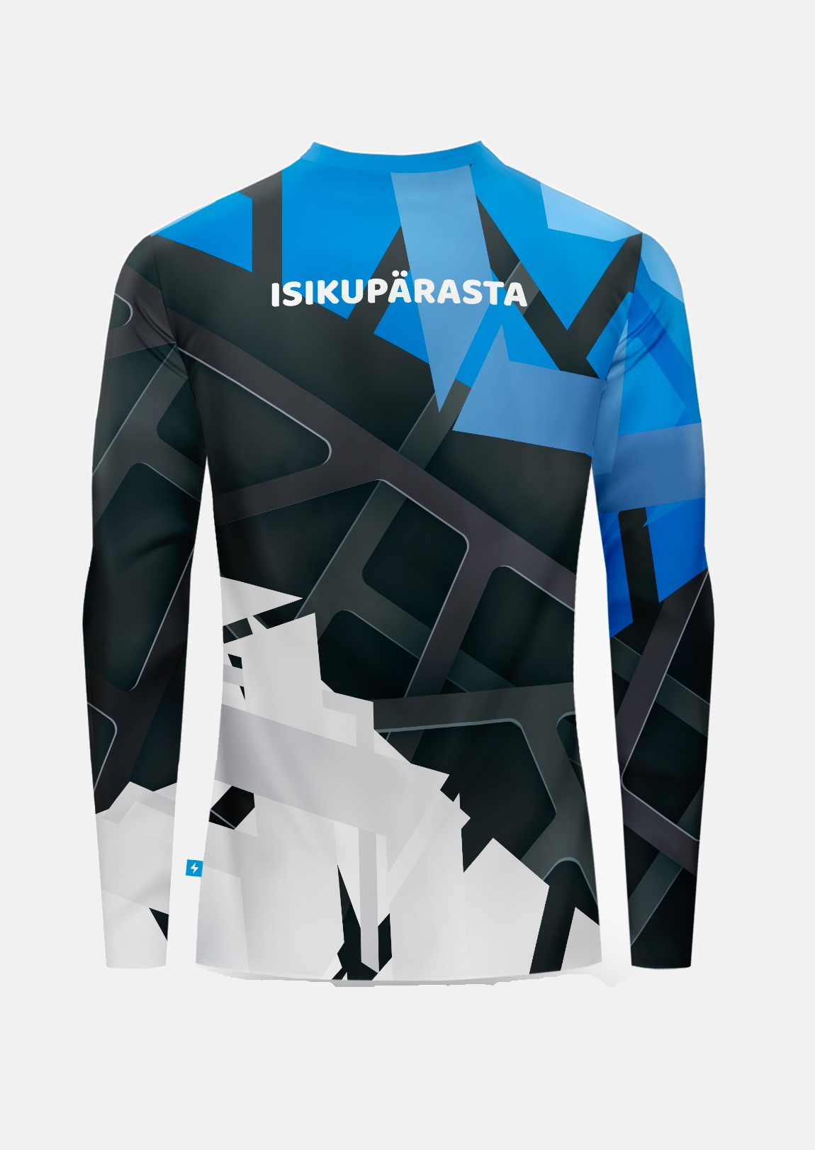 Pikkade käistega Rash Guard Eesti Eest, tagantvaade