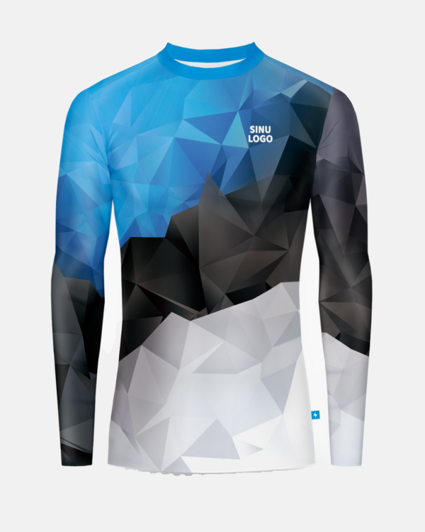 Pikkade käistega Rash Guard Puhas Kuld, eestvaade