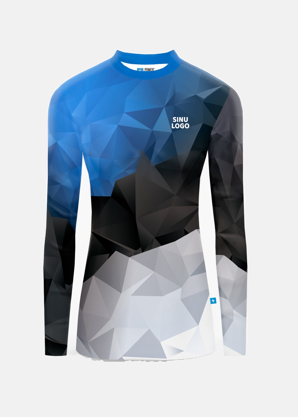 Pikkade käistega Rash Guard Puhas Kuld, eestvaade