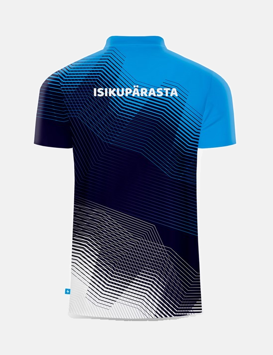 Polosärk Tiim Sinimustvalge, tagantvaade